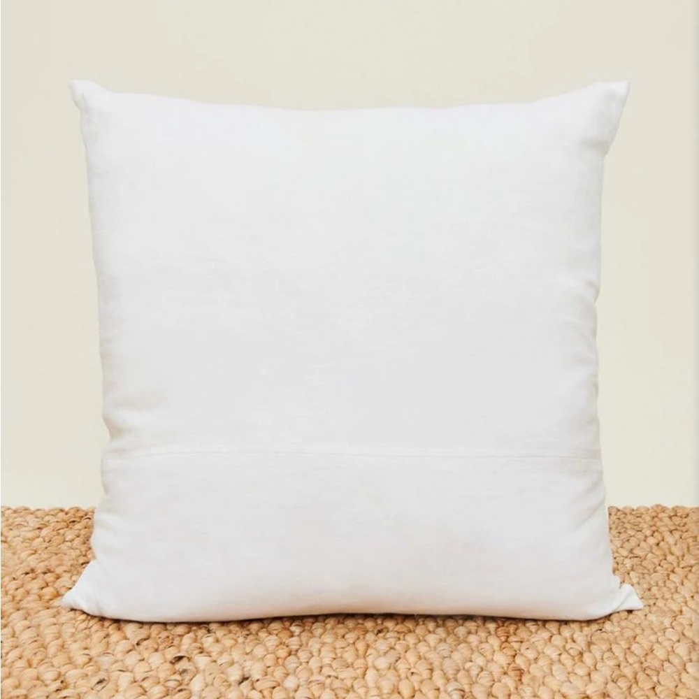 JENNI KAYNE set of 2 white linen pillow covers